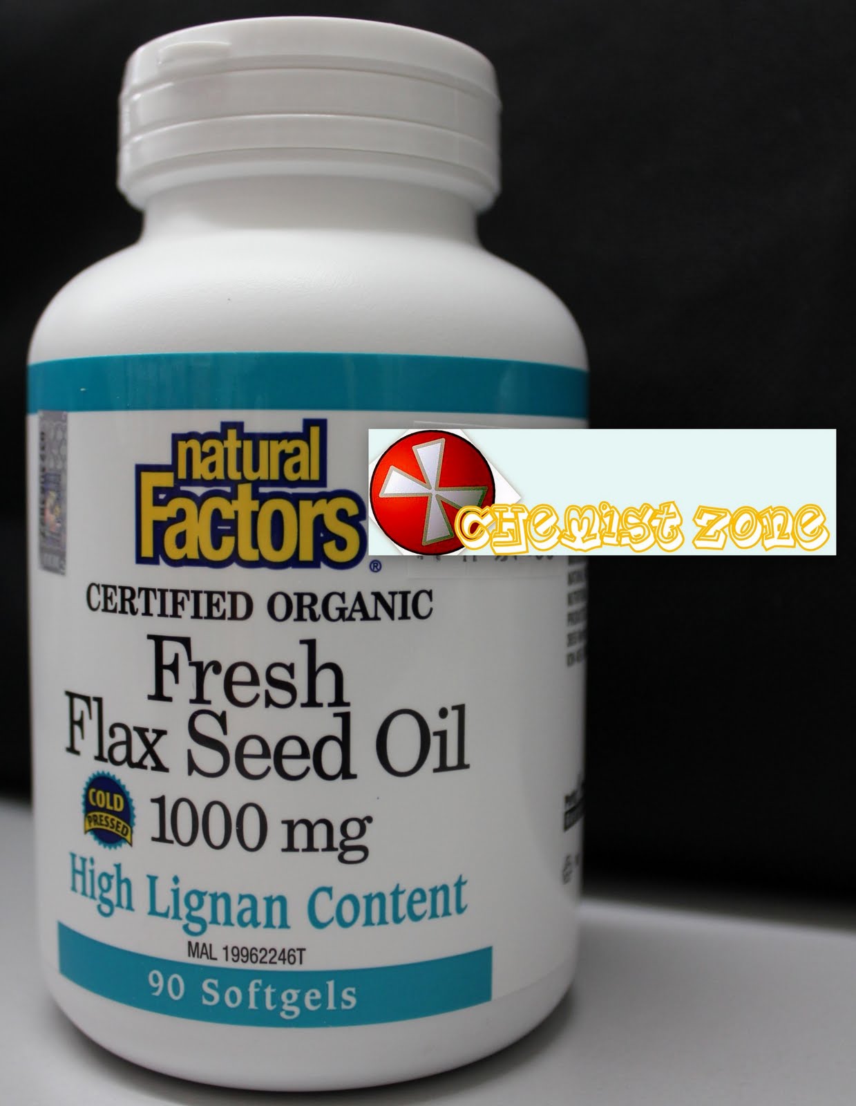 Chemist Zone Natural Factor fresh Flaxseed Oil