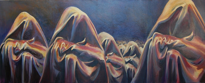 "Procession", Oil on Canvas, 1.5ft X 4ft, April 2008