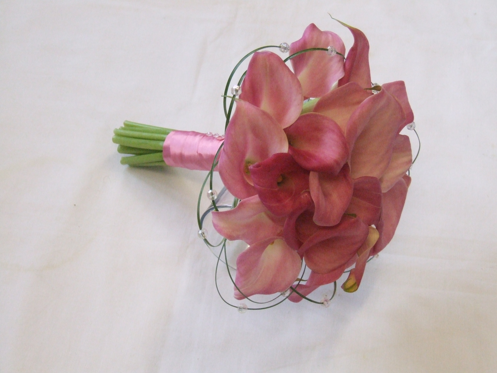 RJ's Florist Pink Calla Lily Brides Bouquet