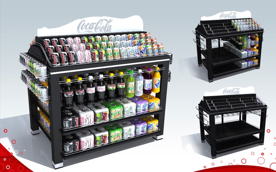 . Displays para ponto de venda, supermercados e etc.