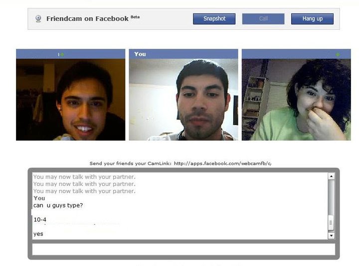 facebook-italia: FriendCam la video chat su Facebook