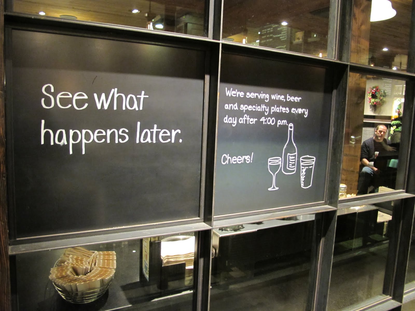 Classy Eats The new beer and wine bar at Starbucks, Capitol Hill, Seattle.