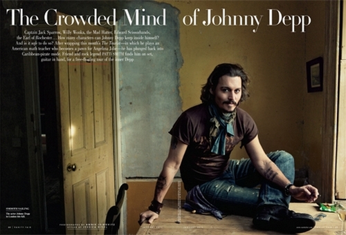 Vanity Fair January 2011 - Johnny Depp by Annie Leibovitz