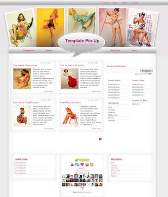 Template pinup blogger Template pinup blogger