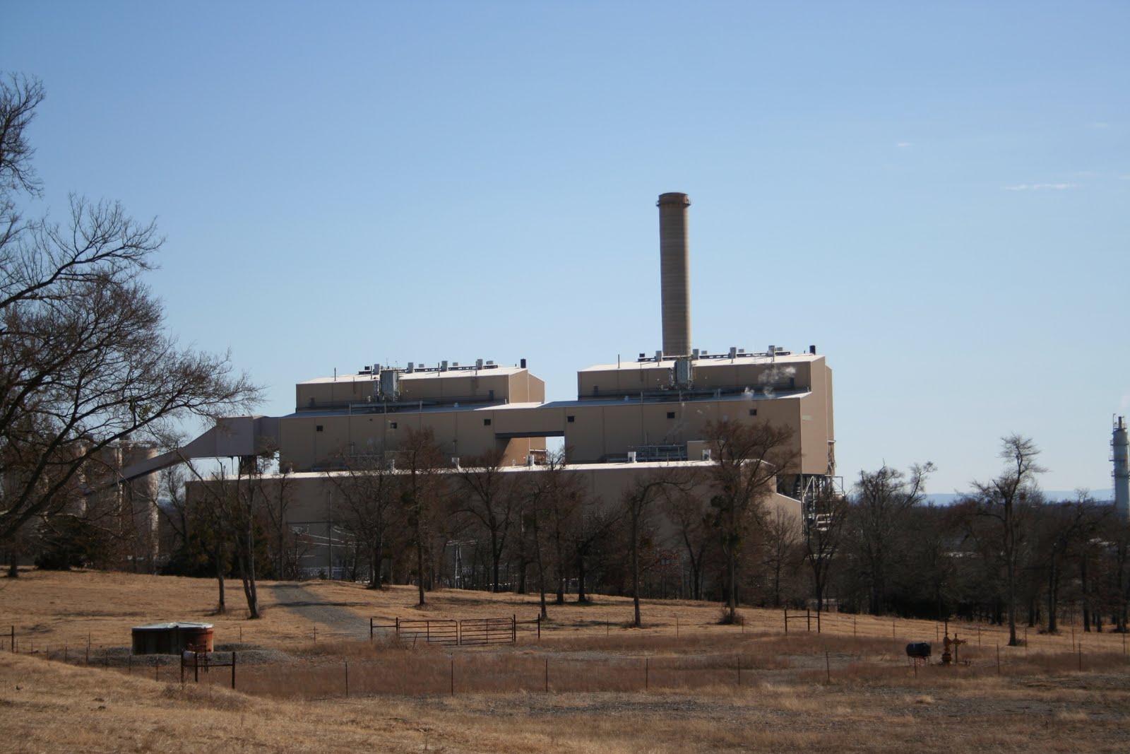 Bokoshe Oklahoma, Home of a fly ash dump site. Shady Point Power Plant