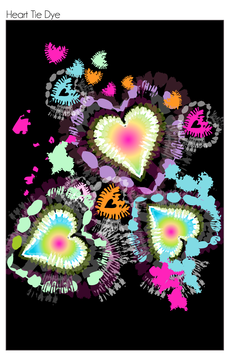 jennifer j gassner Heart Tie Dye