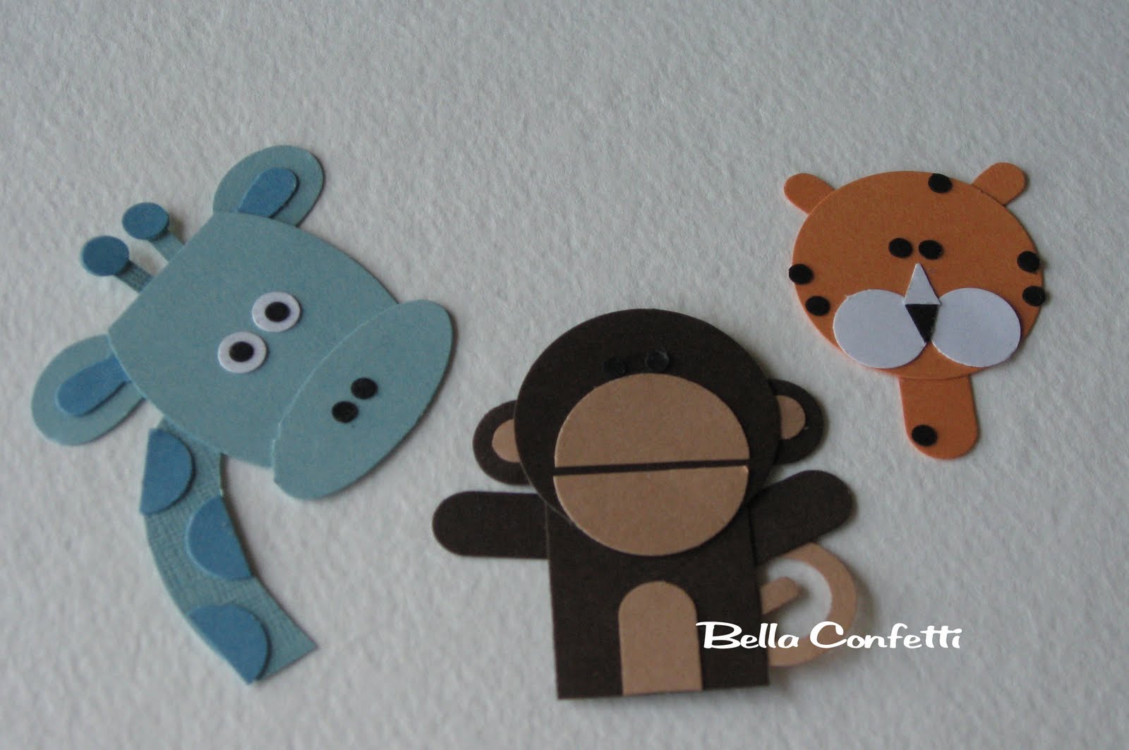 Bella Confetti Punch Art Animals