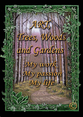North East artist Ingrid Sylvestre - Art Trees Woods and Gardens - Durham artist UK North East artist Ingrid Sylvestre - Art Trees Woods and Gardens - Durham artist UK