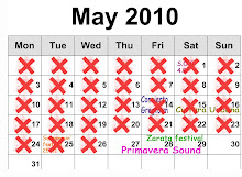 Calendario conciertos Mayo