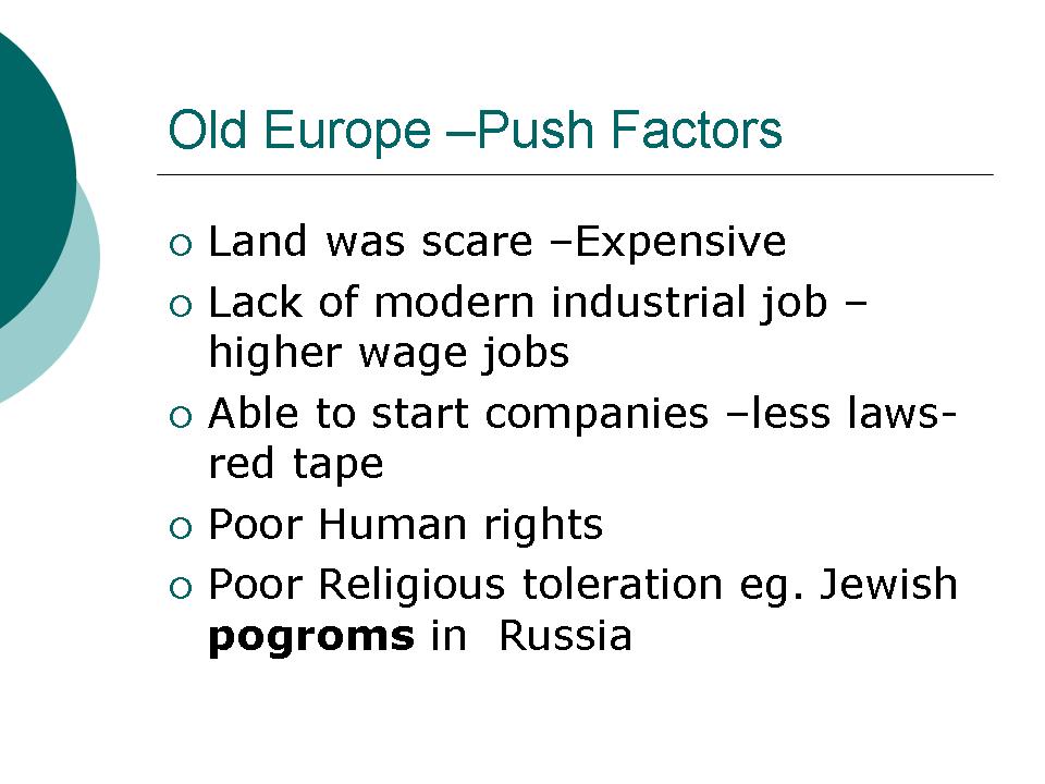 push and pull factors of immigration from india to the us Push and pull factors of migrating from mexico to the us essaysthere are many different push and pull factors that push migrants away from mexico and pull them into the united states, especially california. push and pull factors of immigration from india to the us Push and pull factors of migrating from mexico to the us essaysthere are many different push and pull factors that push migrants away from mexico and pull them into the united states, especially california.