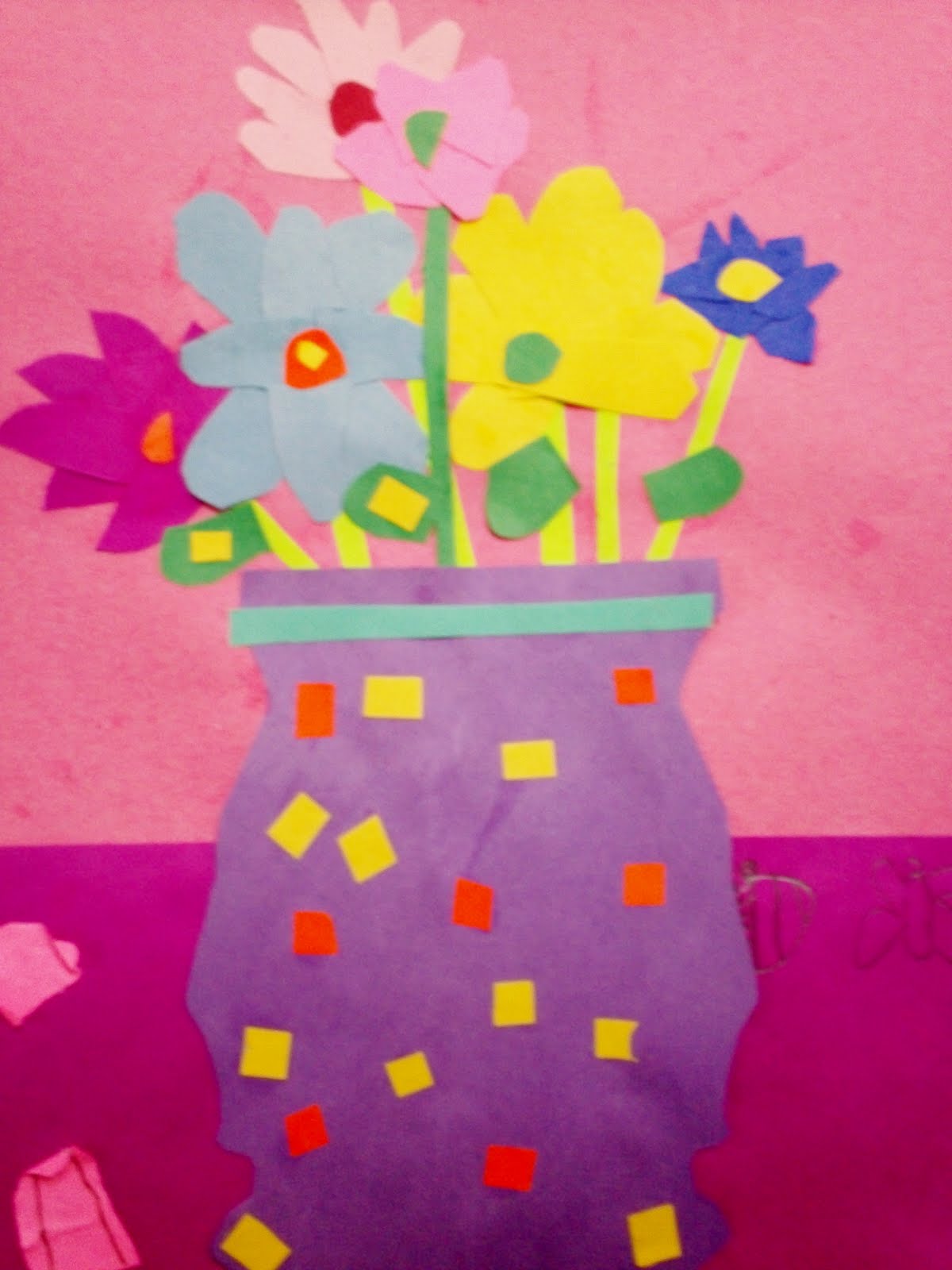 Art With Mr. E Collage Flowers & Vases 2nd