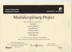 Best Market Research Presentation Award