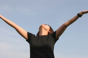 Black Woman Praising