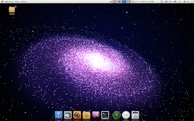 Живые обои Galaxy Live для Ubuntu 10.10 Galaxy