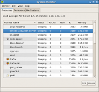Мониторинг и убийство процессов в Ubuntu Linux Gnome-system-monitor-processes-300x278