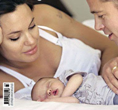 Jolie and Pitt sell their baby pictures