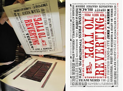 Reverting To Type Letterpress Poster