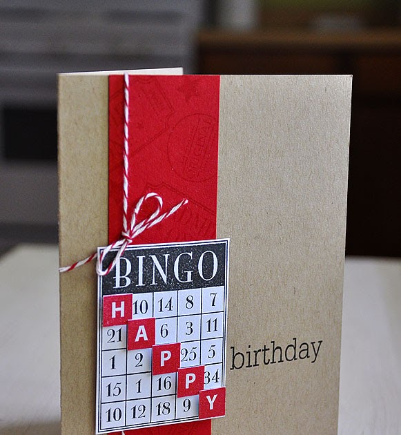 Big Mamma's Craftin House Bingo Birthday Card