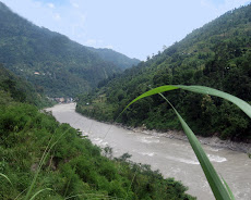 River in spate in Monsoon