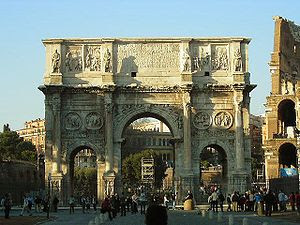 Rome Marathon Costantino Arch Rome