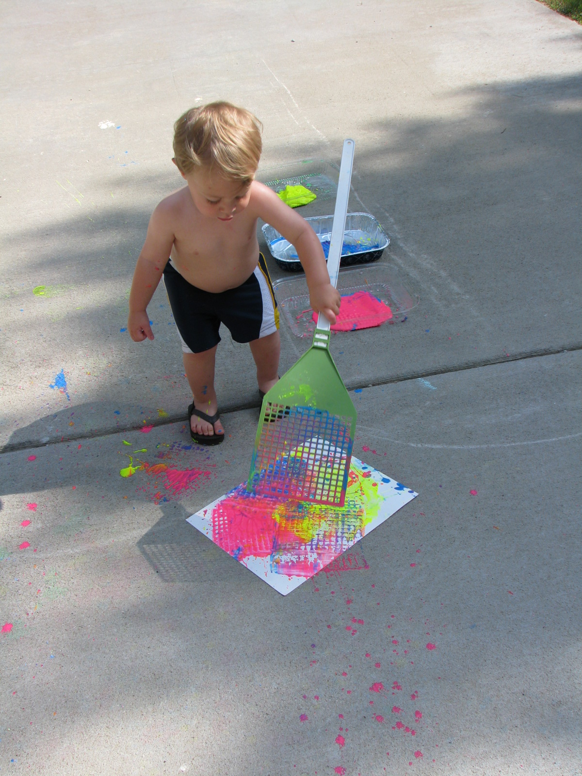 Play Create Explore Fly Swatter Painting