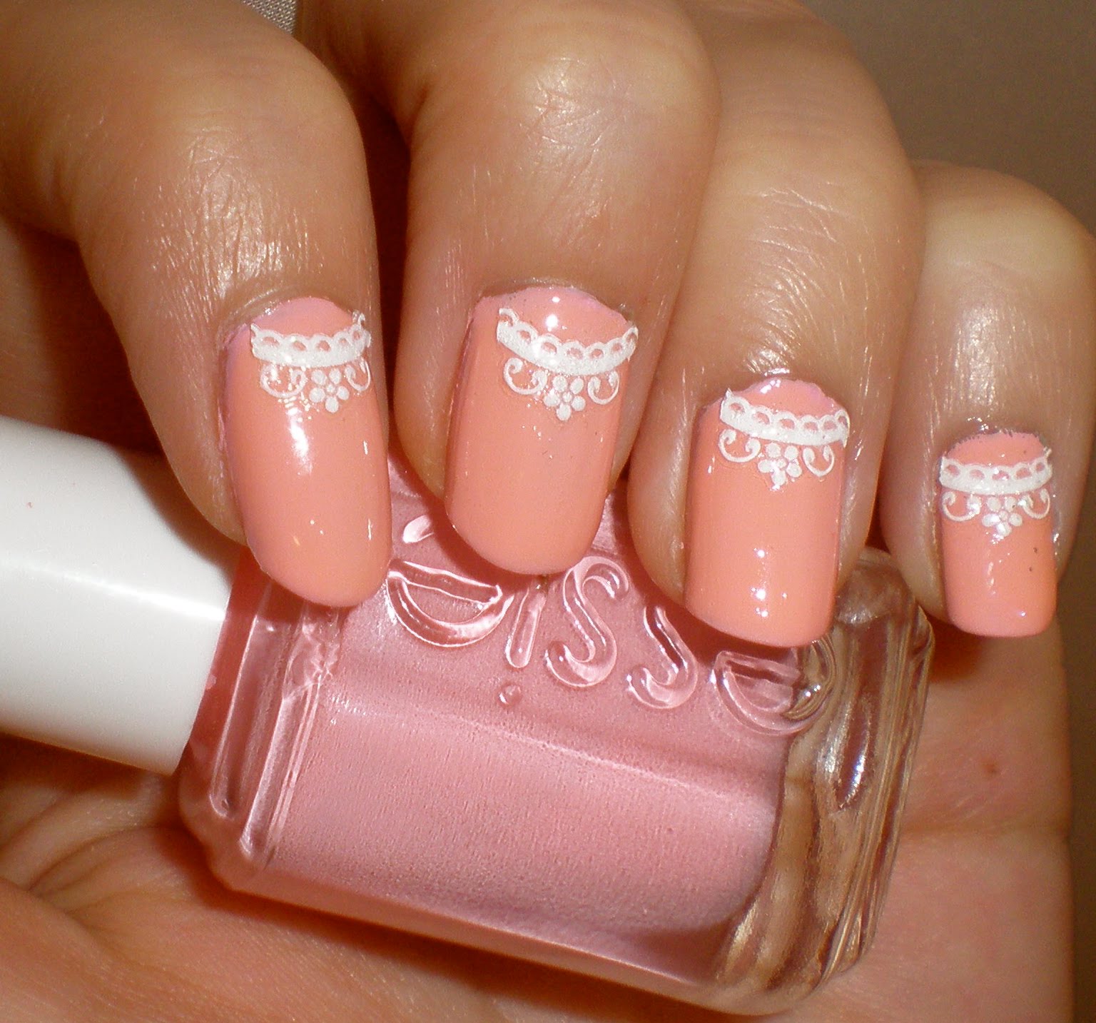 I love any easy nail design! This one is very easy and pretty