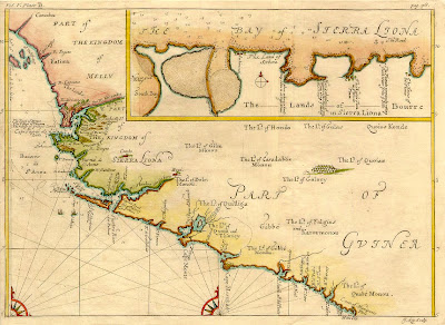 Coast of Guinea and Bay of Sierra Liona - Johannes Kip (1653-1722)