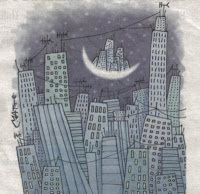 Parcelas en la Luna - Dibujo de Matt