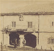 Casa del Sr. Cossío. En 1909 fue sustituída por la denominada Casa de Los Leones en la calle del Puente