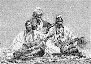 Griots de Sambala - Ilustración de 'Costa Occidental de África', del coronel Frey