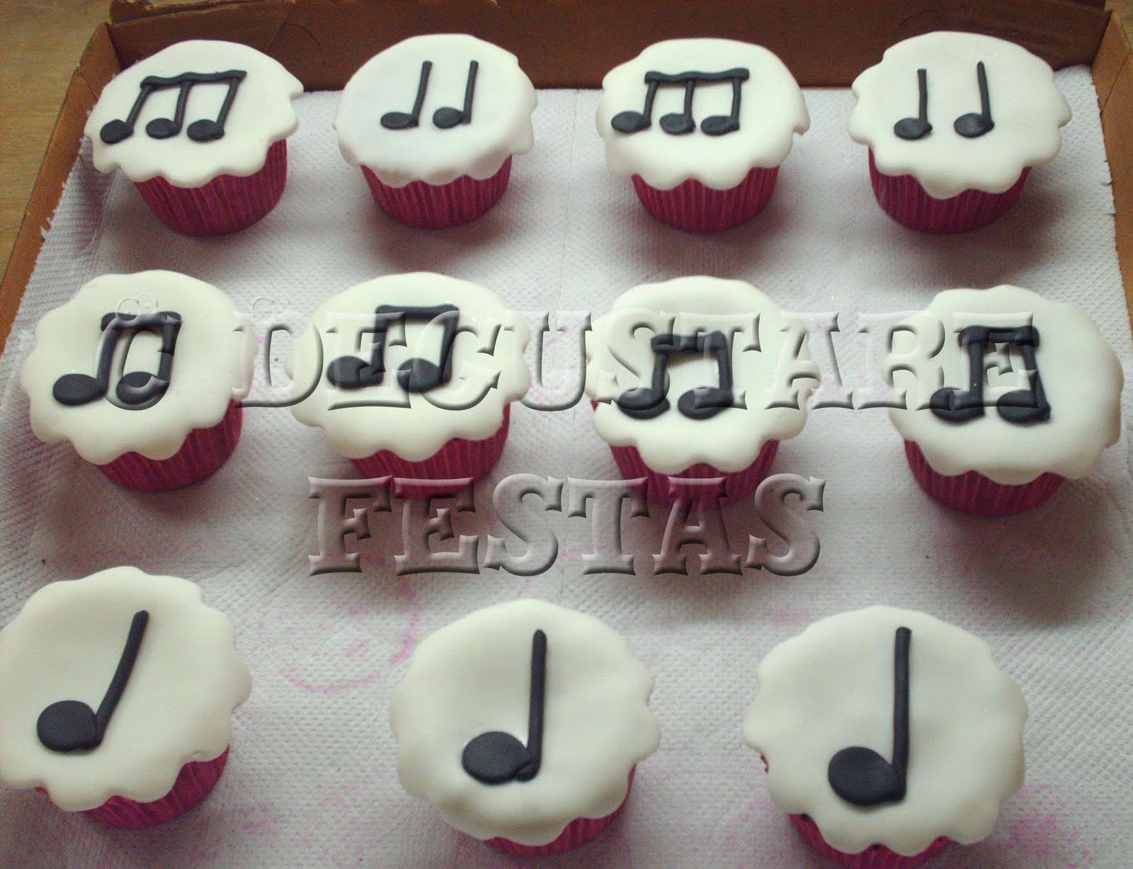 decoracao festa notas musicais:Degustare Festas: Cupcakes Notas Musicais decoracao festa notas musicais:Degustare Festas: Cupcakes Notas Musicais