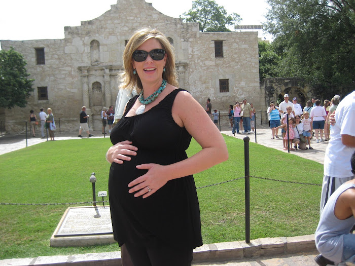Baby Tinker's first visit to the Alamo!