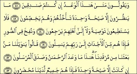 40 yasin ayat Tafsir dan