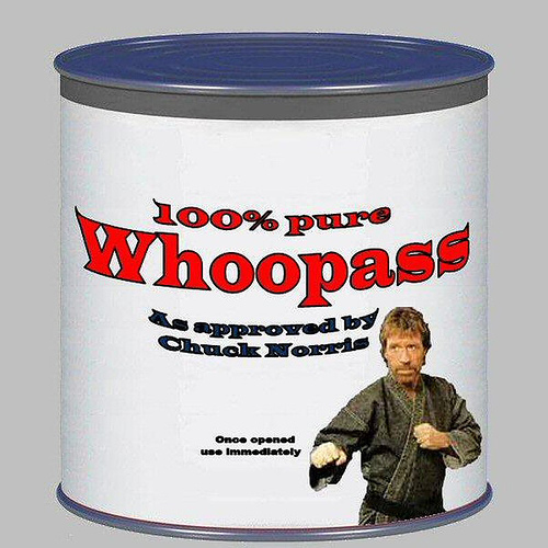 Image result for can of whoopass