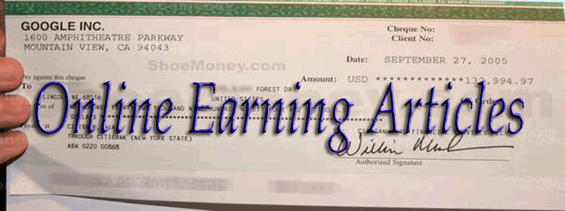 Online Earning Articles