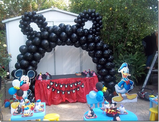 Mickey Mouse Balloon Arch Mickey Mouse Balloon Arch