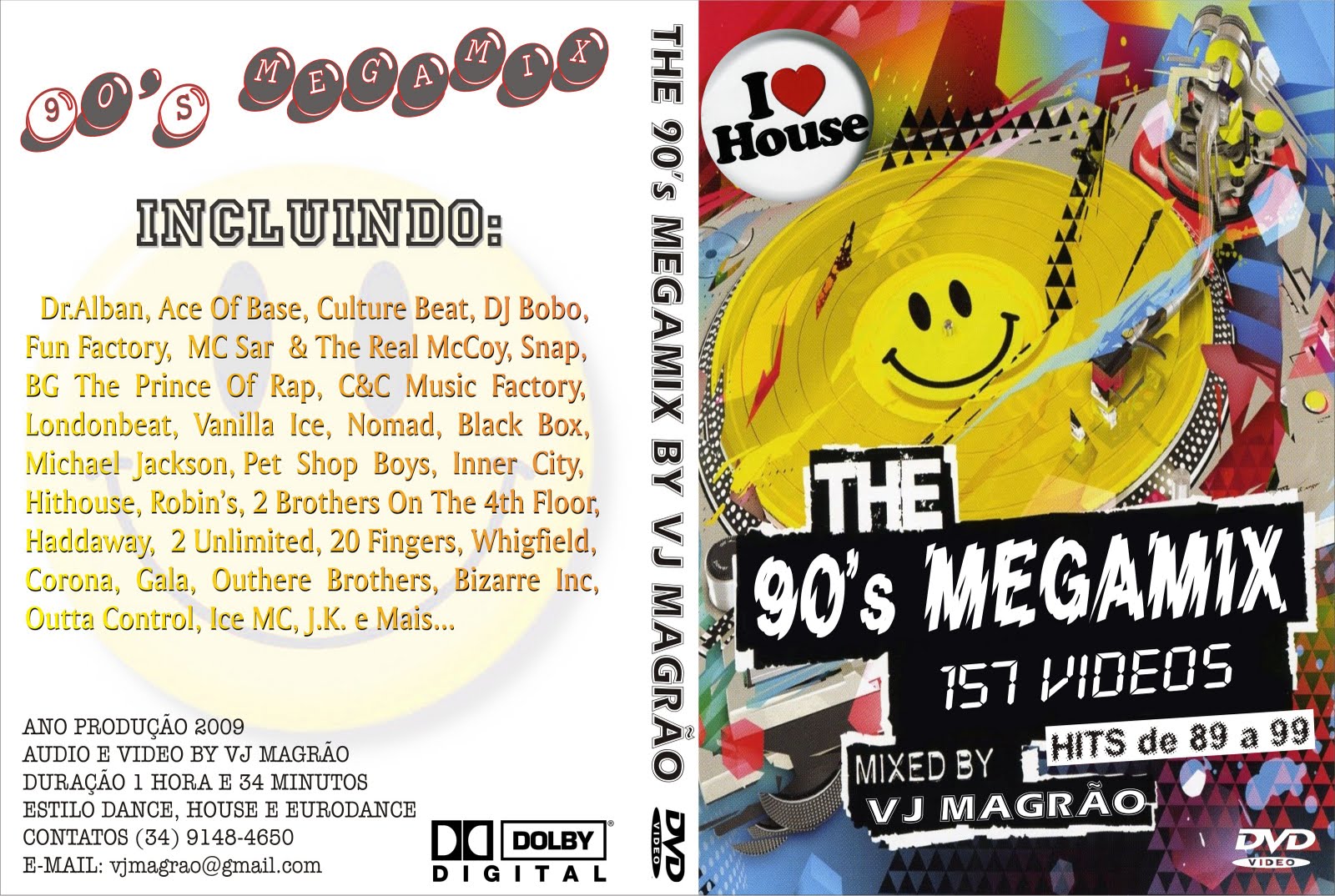 90's Video-Megamix by Dj Magrao (Dvd-rip)