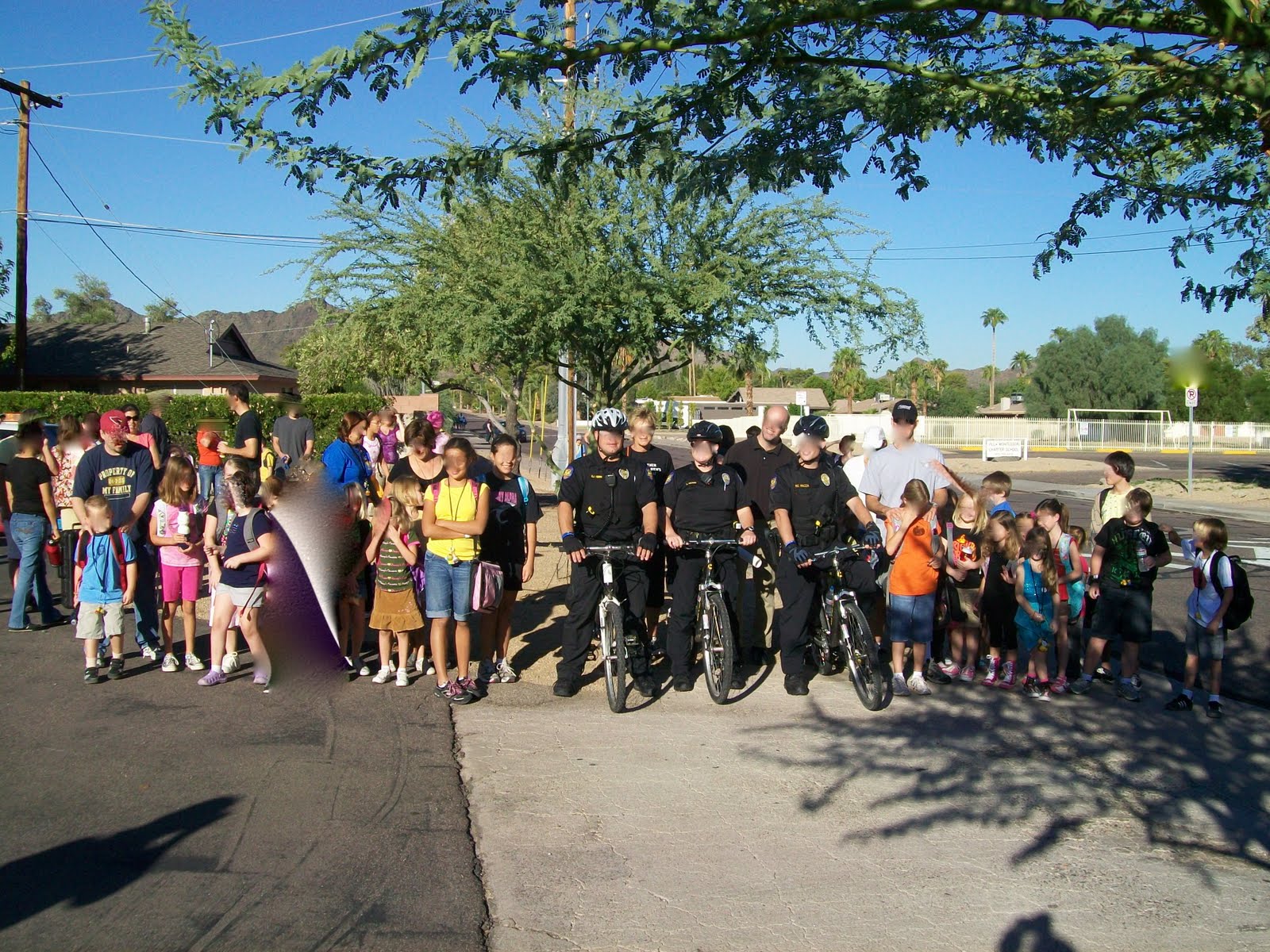 Mercury Mine Elementary School Walk To School Day!