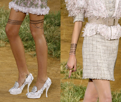 The latest Chanel is a collection of transfer tattoos that first appeared on The latest Chanel is a collection of transfer tattoos that first appeared on