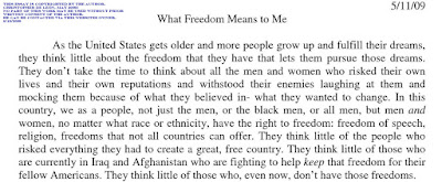 freedom essays