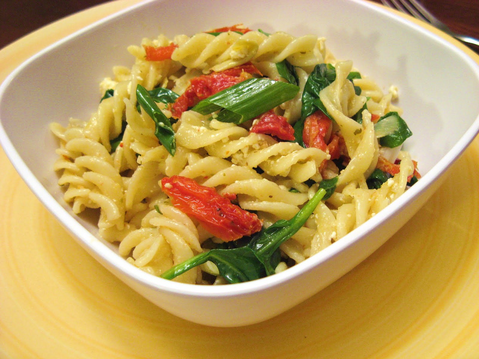 The WellFed Newlyweds Pasta with Artichokes, Sundried Tomatoes, and