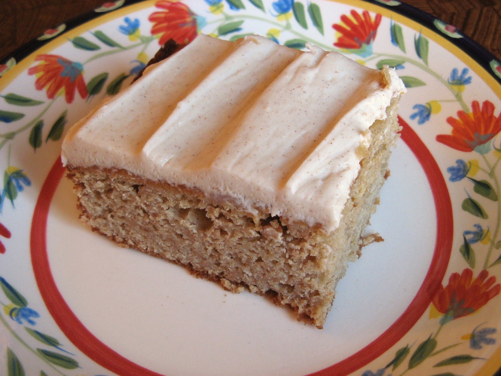 The WellFed Newlyweds Spiced Applesauce Cake
