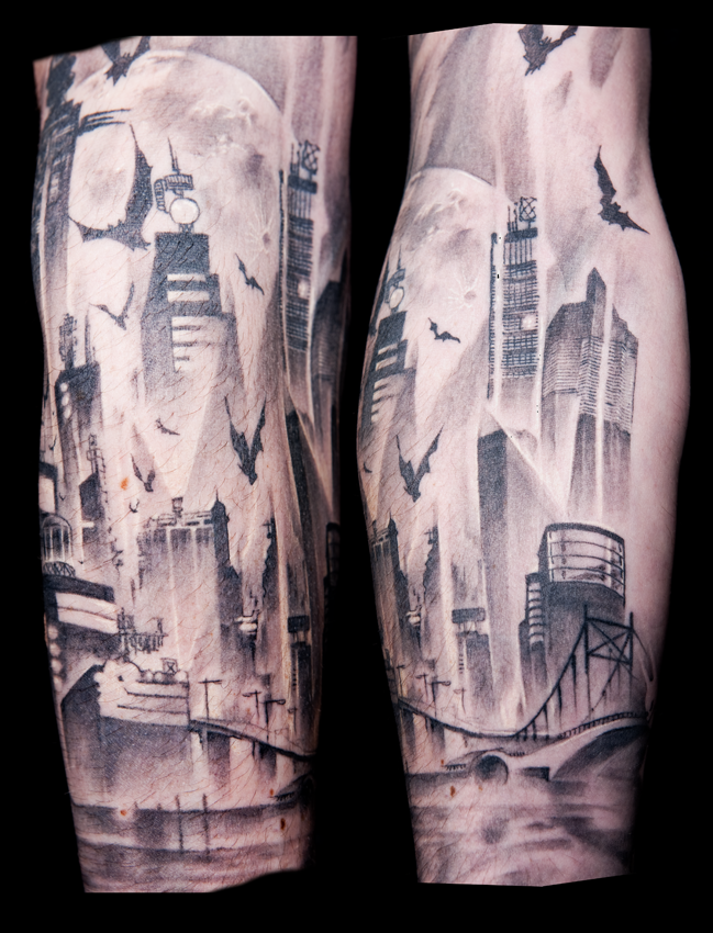 Batman Gotham Tattoo