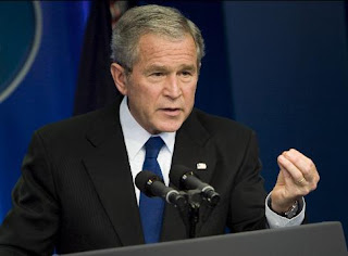 President George W. Bush announces the federal mortgage relief plan President George W. Bush announces the federal mortgage relief plan