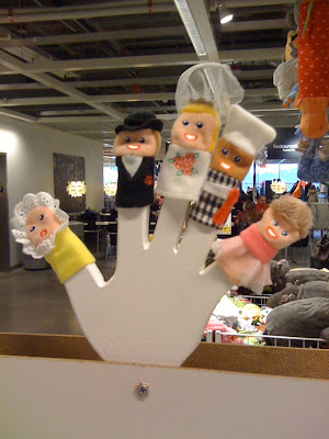 Ikea Finger Puppets