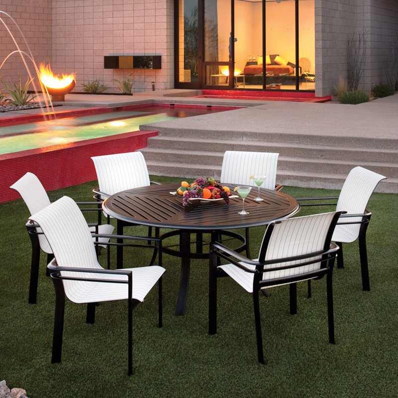 Modern Living Room Furniture Winston Southern Cay Sling Outdoor Dining Set