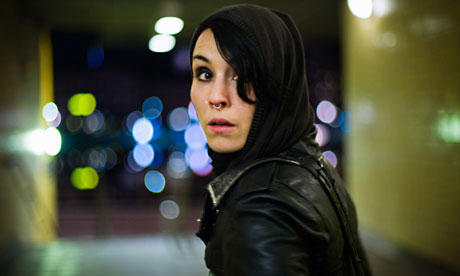 Stieg Larsson creation Lisbeth Salander (Noomi Rapace) in The Girl with the 