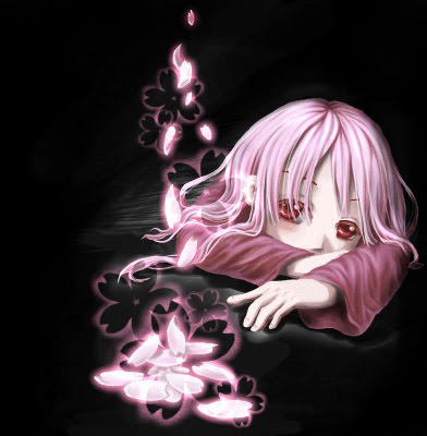 Depressed Cartoon Girl