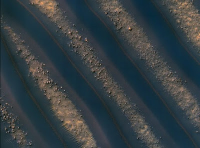 Dune Symmetry Inside Martian Crater Dune Symmetry Inside Martian Crater