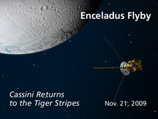 Enceladus flyby Enceladus flyby